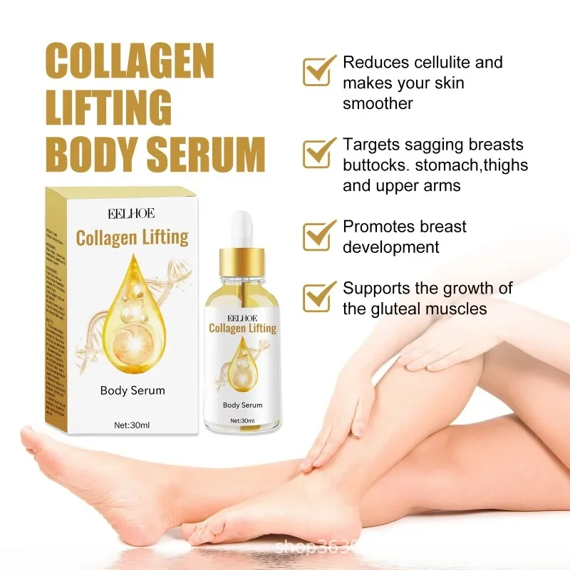Collagen Lifting Body Serum Abdominal Tightening Promotefat Burning Shaping Inhibiting Belly Cellulite Massage Slimming Essence body serum