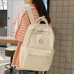 Cute Waterproof Nylon Women Backpack Female Lovely Travel Bag Teenage Girls High Quality School Backpack Lady's Laptop Book Bag