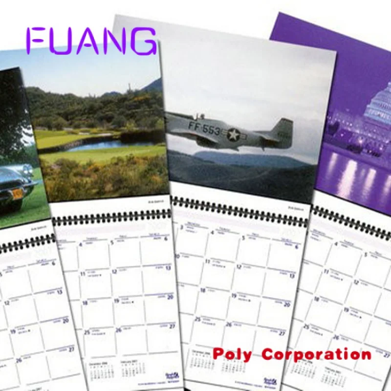 Custom  Printed wallpaper 2023 high quality planner wallpaper printing calendars