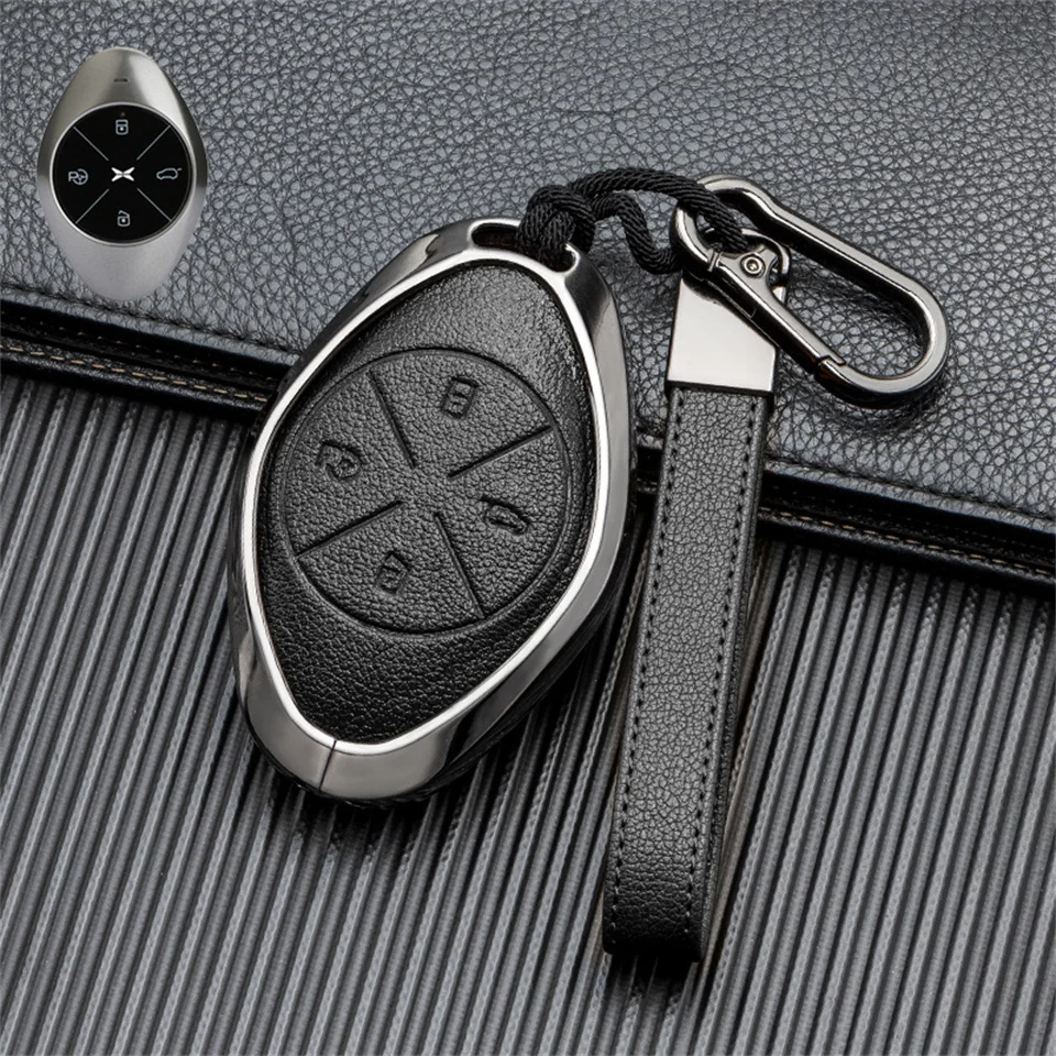 

Car Key Case For Xpeng G3 G3 Intelligent Full Package Set Car Xiaopeng G3 Holder Shell Accessories Car-Styling Keychain