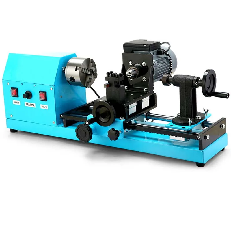 

Three Motors Mini Wood Lathe Turning Tool Machine for Hole Puncher