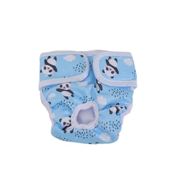 Washable Female Dog Diaper Panties - Reusable Pet Underwear Shorts - M waist40 - 50cm (S1)