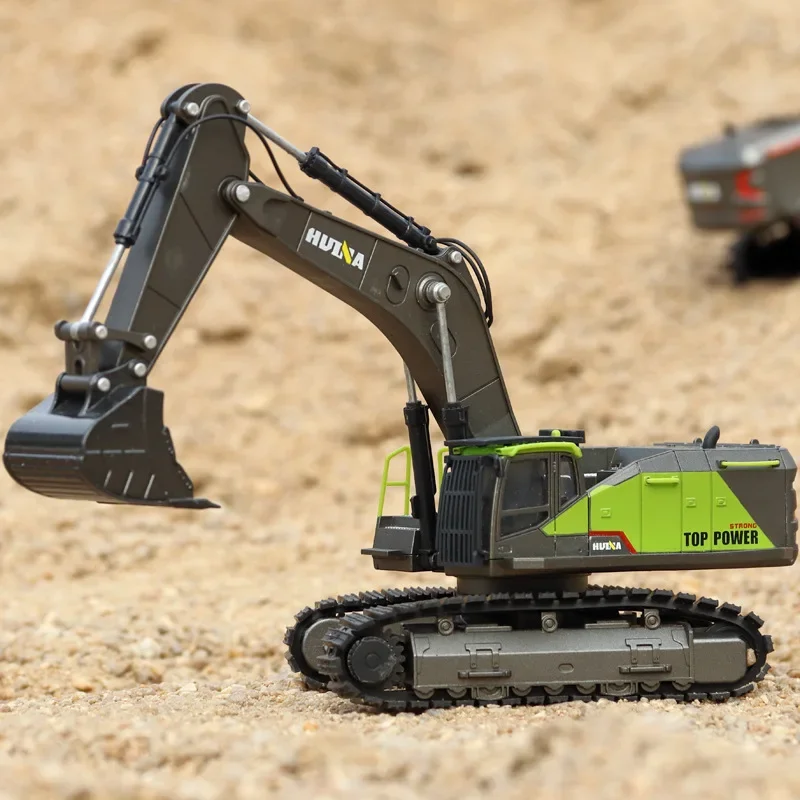 

593 Screw Drive Infinite Rotating Alloy Excavator 1:14 Engineering Car Commercial Recreation Modified Children's Toys Gift