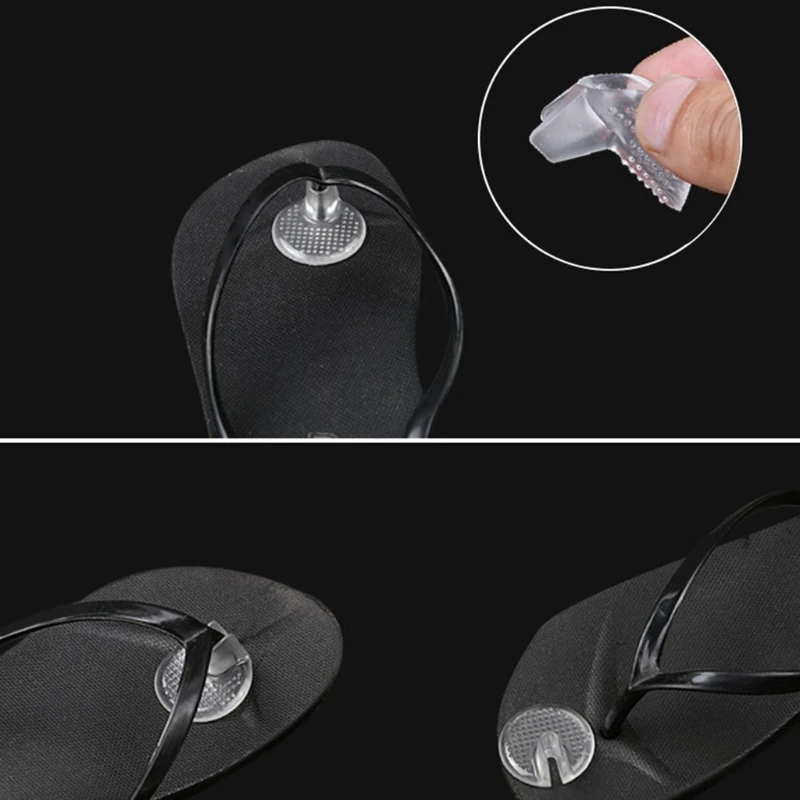 

1Pair Soft Silicone Gel Cushions Pads Toe Protectors Thong Sandal Flop Gel Inserts Guards