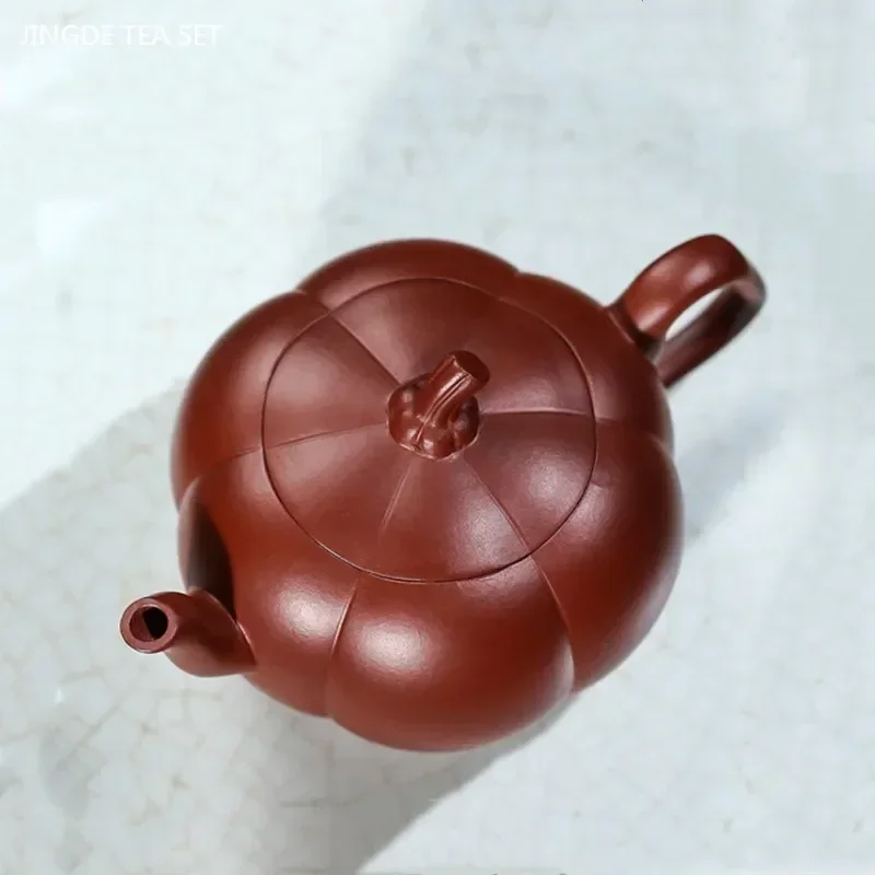 230ml Tradition Yixing Purple Clay Tea Pot Raw Ore Dahongpao Beauty Tea Infuser Handmade Customized Filter Teapot Zisha Teaware