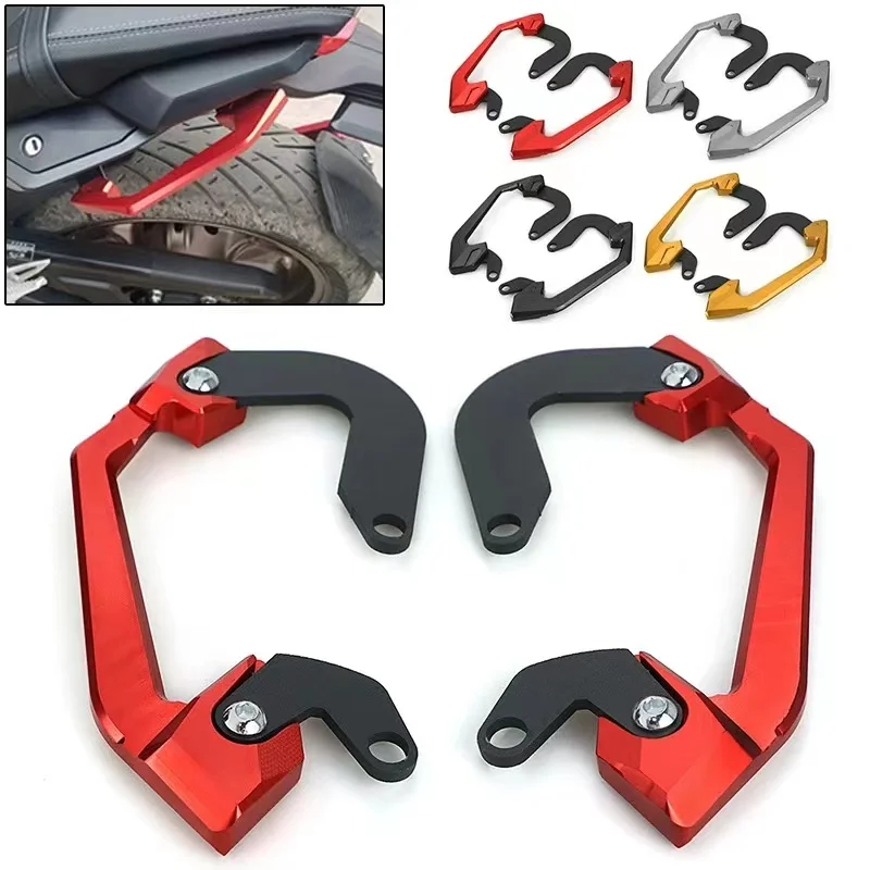 

For Honda CB650R CBR650R 2019 2020 Motorcycle Handrail Tail Bracket Handle CNC Aluminum Tail Armrest Thickened Rear Passenger