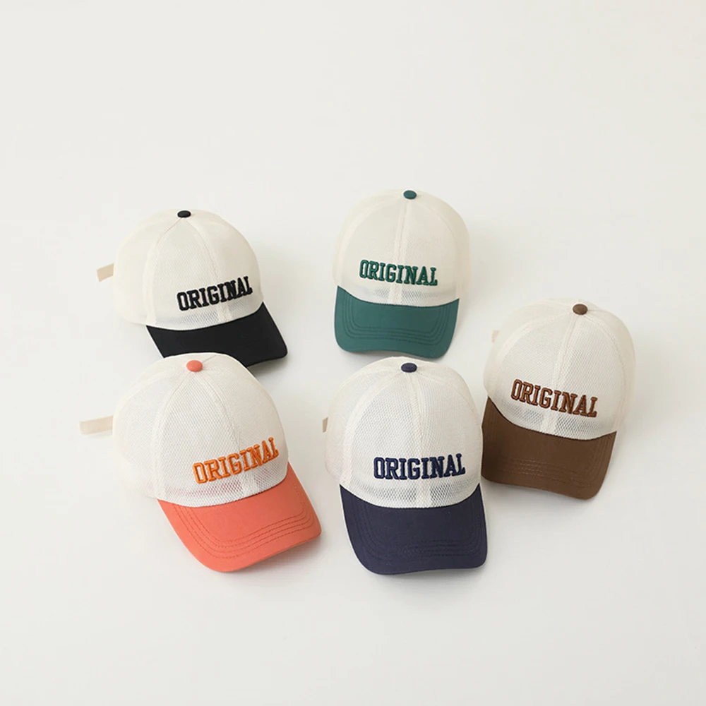 

News Children's Beach Hat Summer Thin Mesh Boys' Sunshade Caps Girls' Sunscreen Breathable Baby Baseball Cap Fashion Headwear