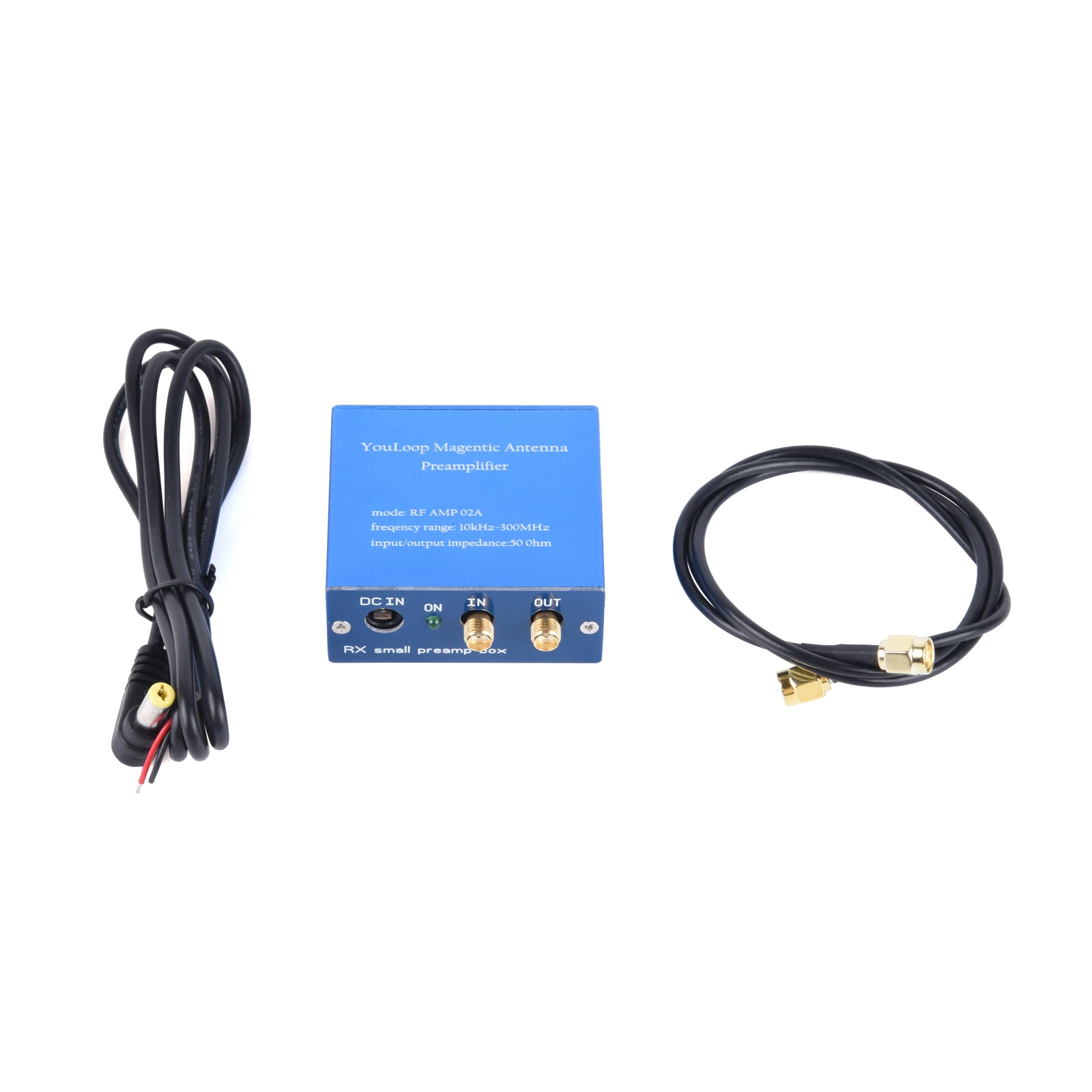 YouLoop 자기 안테나 250mW 패시브 루프-SMA/BNC/3.5MM 오디오 저손실 광대역 튜닝 없음-HF 및 VHF용(최대 300MHz)