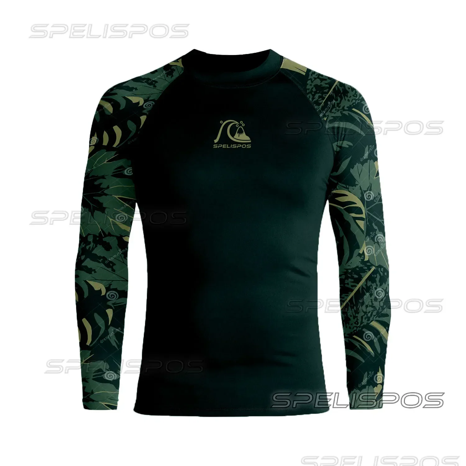 Men's Long Sleeve Surfing Shirt Rashguard UV Sun Protection Basic Surfing Suit Swimwear UPF 50+ Diving Gym Clothes