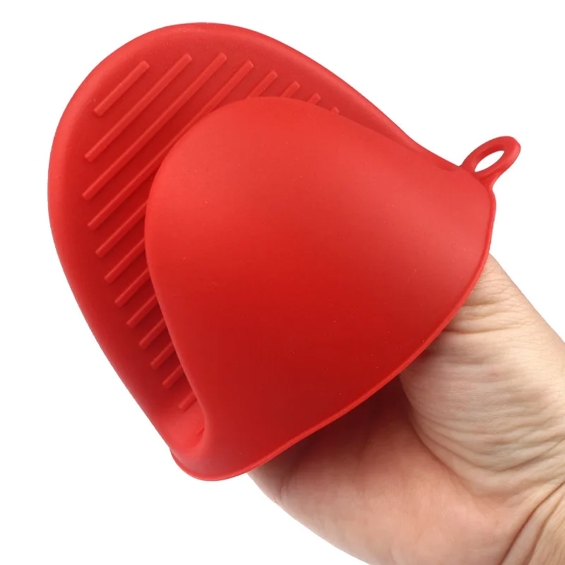 Oven Mitts Silicone Heat Resistant Pinch Mitts Anti Scalding Non Slip Gloves Clips Pot Holder Cooking Baking Oven