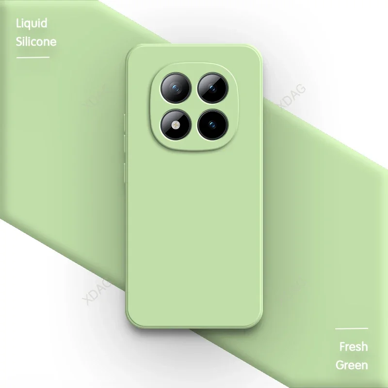 Luxury Liquid Silicone Soft Phone Case - Simple Back Cover