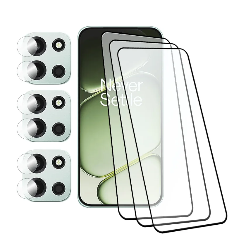 Premium Full Glue Screen Protector with 9H Anti-Scratch Glass & Soft Lens Film