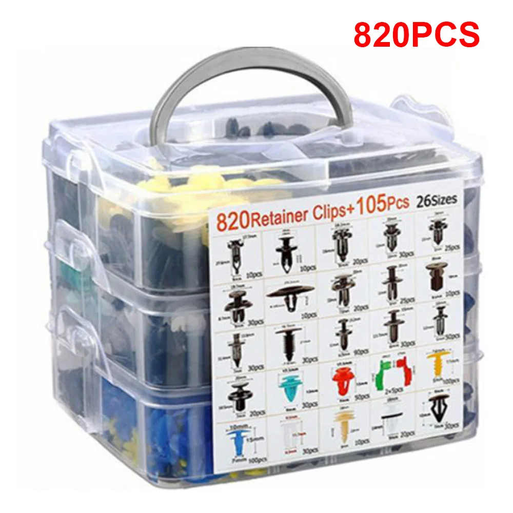 820Pcs Clips