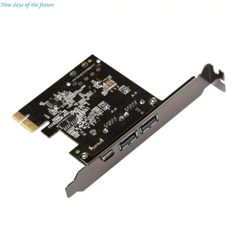 PCIE-2A1C Type C USB 3.1 확장 카드는 Pcie X16 마더보드 E65A를 지원합니다.