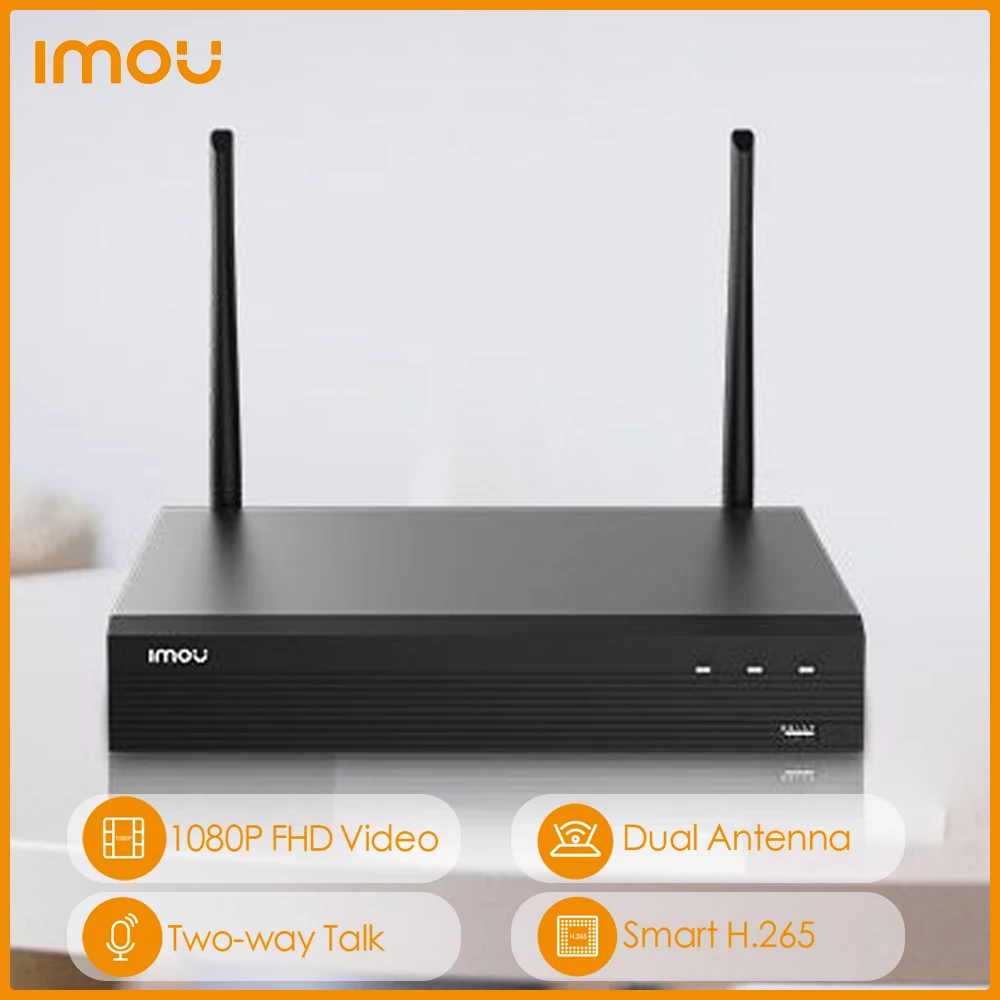 Dahua Imou Smart H.265 Wireless 1080P NVR1104HS-W-S2 NVR1108HS-W-S2 4 ...