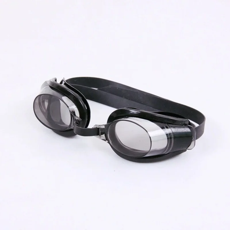 Gafas De Natación Con Visión Amplia - Antivaho, Impermeables, Incluyen Tapones Para Oídos, Chapado En Oro Negro