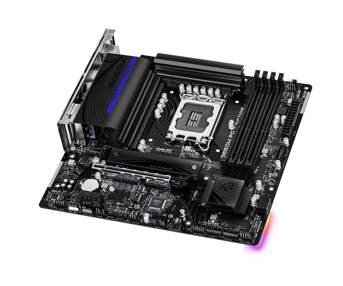 Intel 12700, 64GBメモリ, B660M PG4, 1200W電源 Intel 12700, 64GB