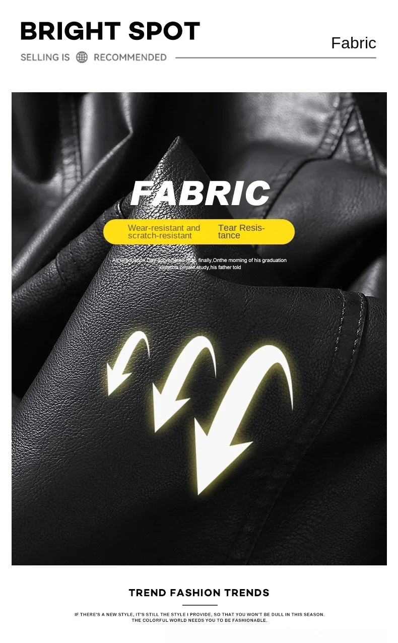 New Men's Leather Jacket Autumn/winter Motorcycle Slim Fit PU Long Leather Coat Bicycle Stand Collar Fashionable Men's Warm Coat