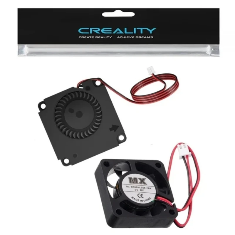CREALITY Original 4010 Lüfter DC 24V Extruder Hot End Lüfter und DC 24V Turbo Lüfter für Creality Ender 3 / Ender 3 Pro 3D-Drucker