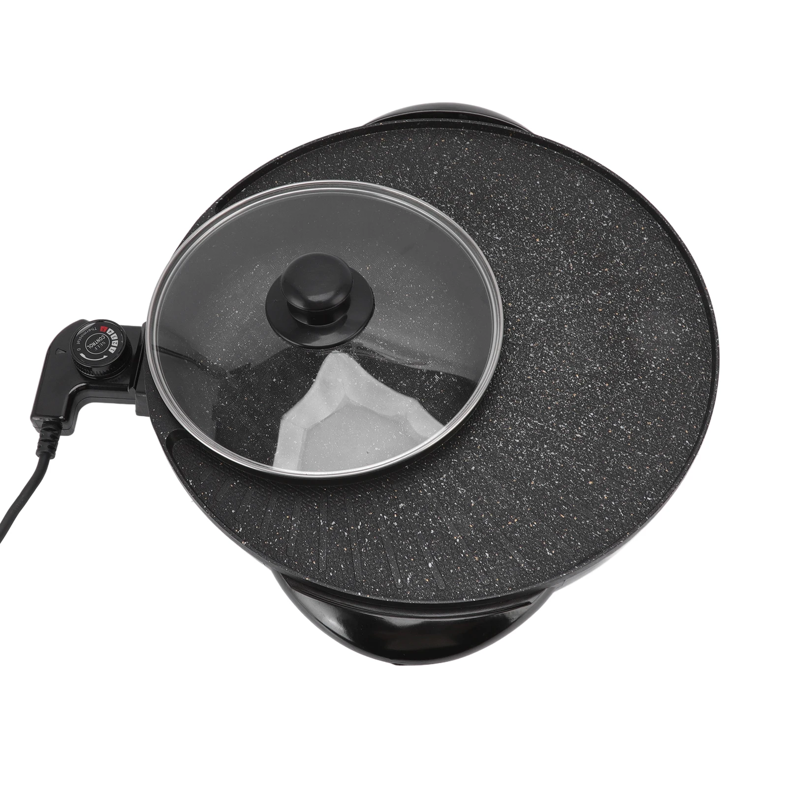 Grill Hot Pot Multi Functional Barbecue Pot Overheating   Prevent Stick for Boil for Home for Party 2