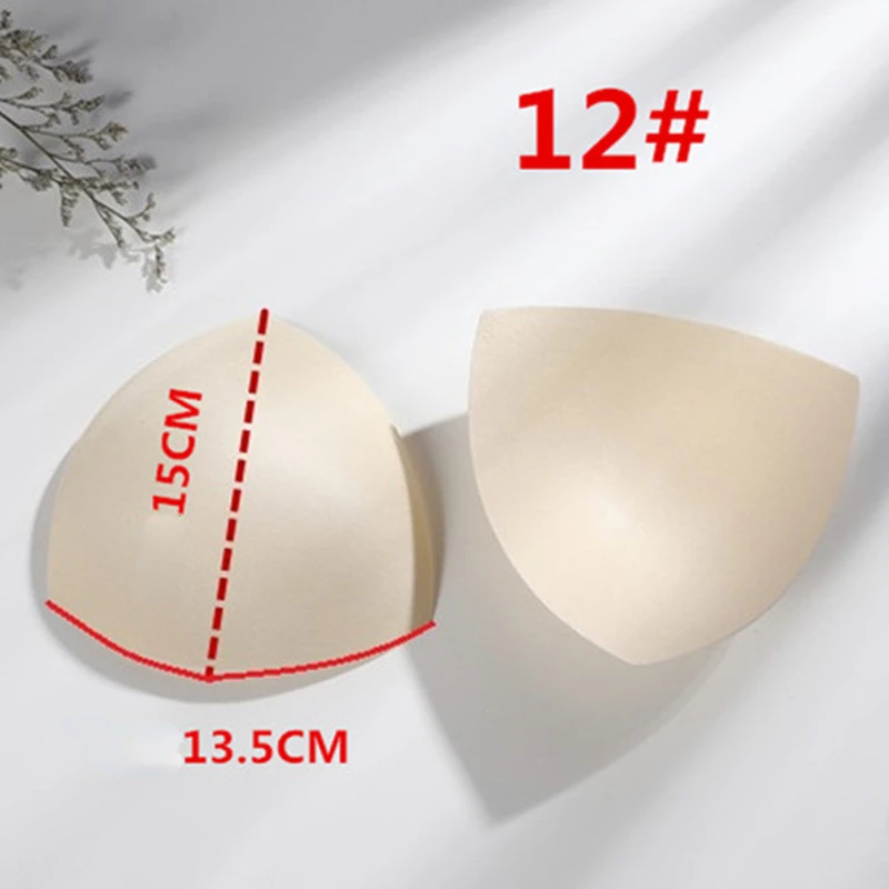 Bra Pads Inserts 2pcs 1pair Women Intimates Accessories Sponge Swimsuit Breast Push Up Bra Padding Chest Enhancers Bra Foam Insert Chest Cup
