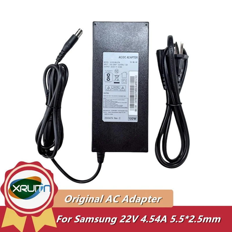 

Used A10024_EPN 22V 4.54A 100W AC Adapter Charger For SAMSUNG LS34E790 S34E790C C27G75TQSC Monitor Power Supply A10024S_EPN