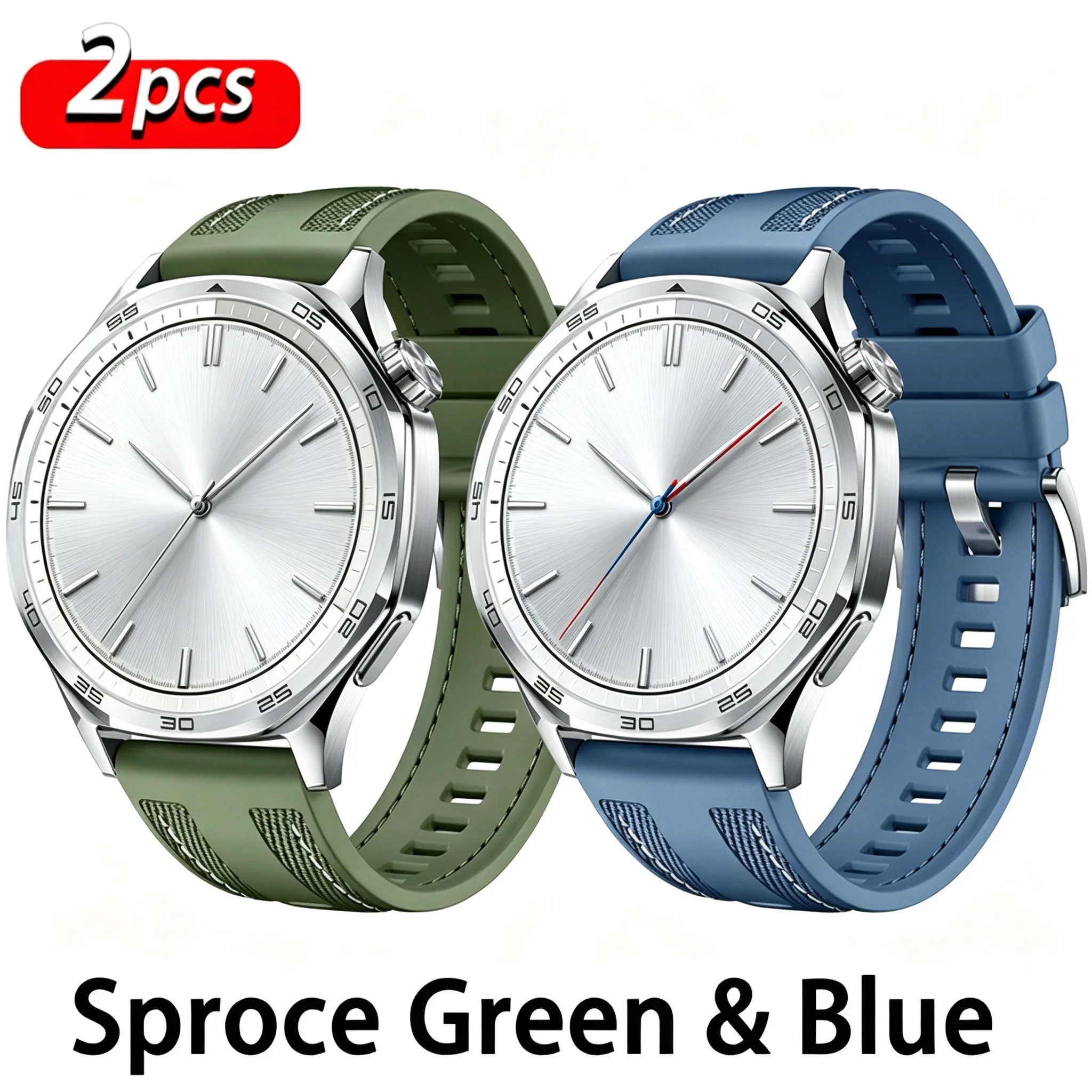Versatile 22mm Nylon Sports Strap - Durable & Stylish Silicone Composite Band Bracelet