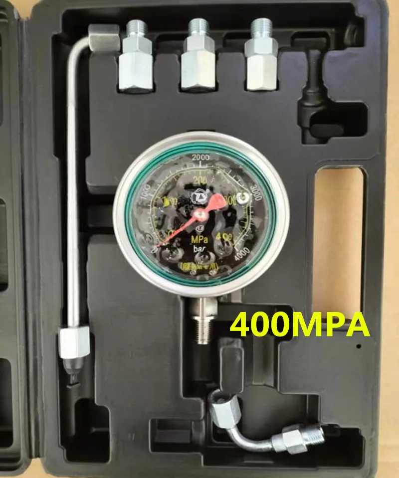 New Arrival! 400Mpa Diesel Common Rail Pump Plunger Pressure Test Tool Kits, 4000bar Fuel Pump Piston Repair Testing Set