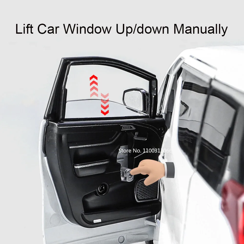 ビッグ 1/18 アルファード合金車モデルおもちゃドアオープン