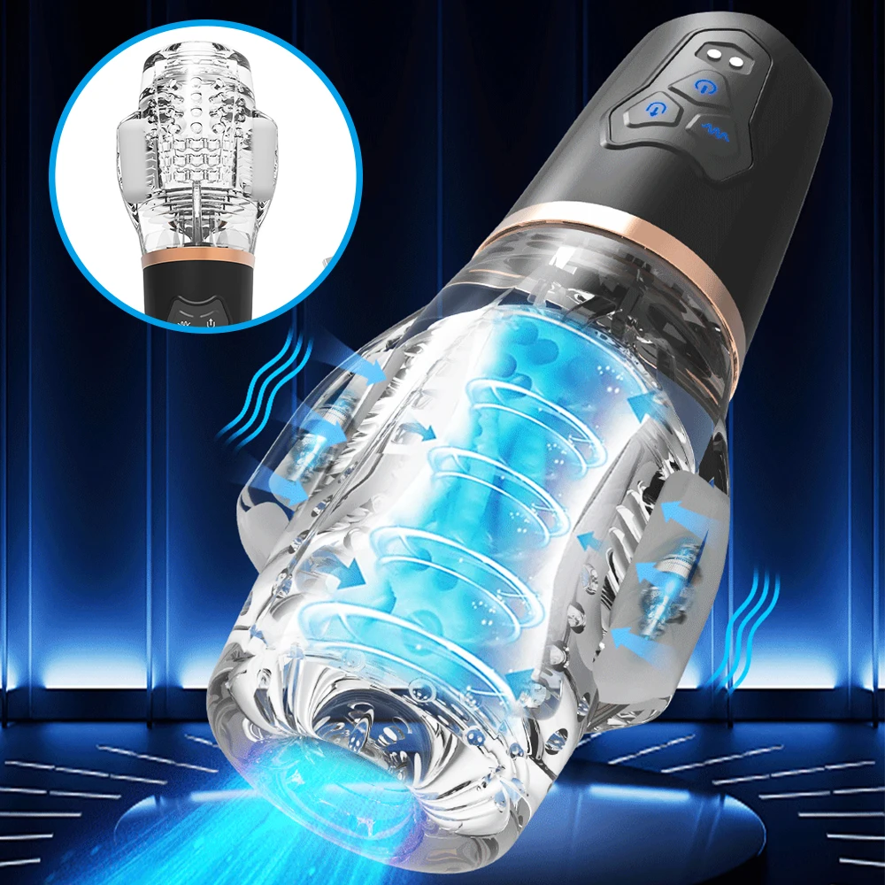 Automatic-Sucking-Male-Vibration-Mastubator-Cup-Transparent-Silicone