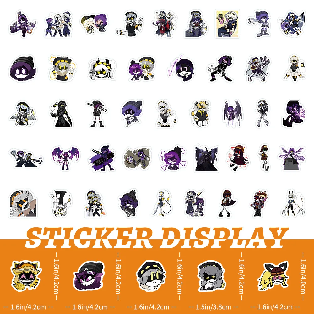 Anime Stickers 10/30/50/100PCS Murder Drones Cartoon Cute Graffiti Waterproof Decal for Kids Toy DIY Notebook Car Skateboard