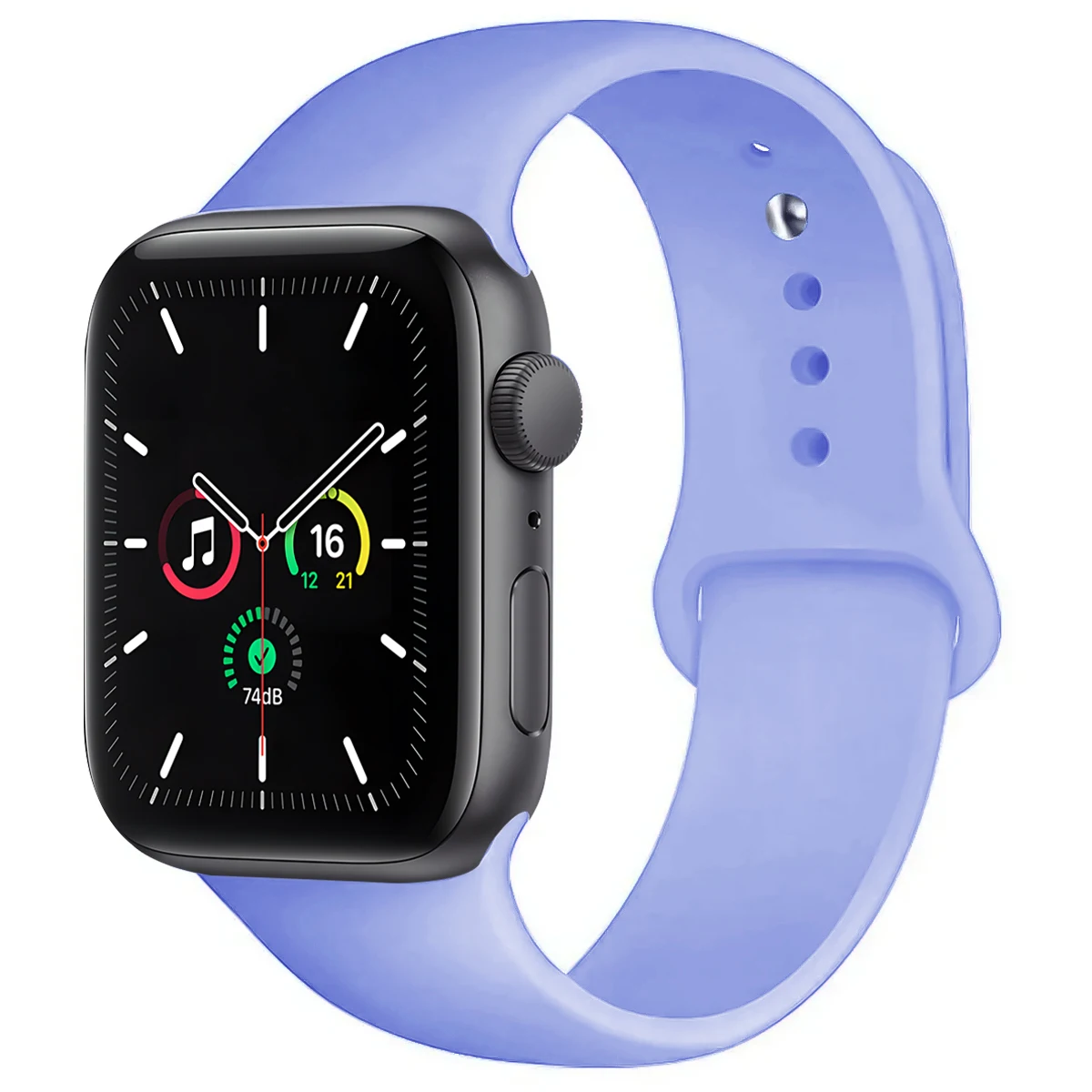 Silicone Sport Band for Apple Watch - Vibrant and Comfortable Bracelet