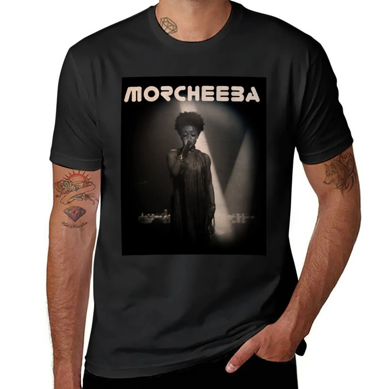 

MORCHEEBA 0167 T-Shirt summer tops quick-drying sports fans Men's t-shirt