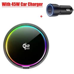 Enhanced Product Title: 

QI2 Ice Cooling Magnetic RGB Wireless Fast Charger with Tempered Glass Radiator (25W with Charger)