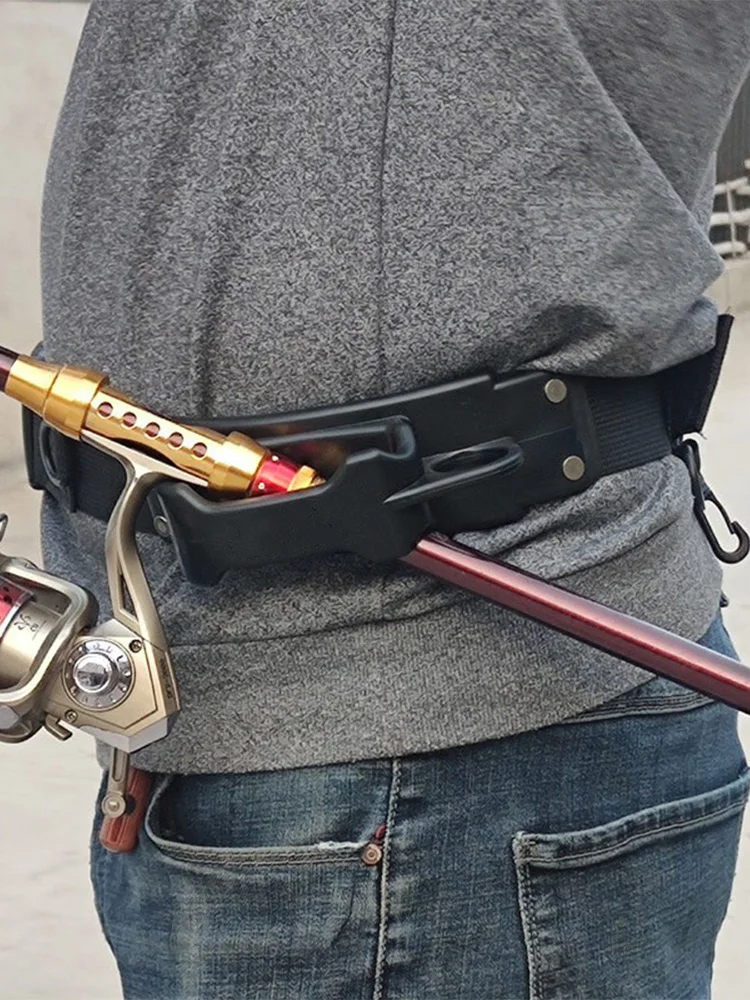 Fishing Waist Belt Rod Holder Fishing Spinning Reel Holder Multifunction Fighting Belt for Fly
