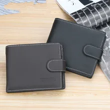 

Genuine Leather Wallet Men Clip Cowhide Wallet Men Coin Wallet Small Clutches Men's Purse Coin Pouch Short Men Wallet