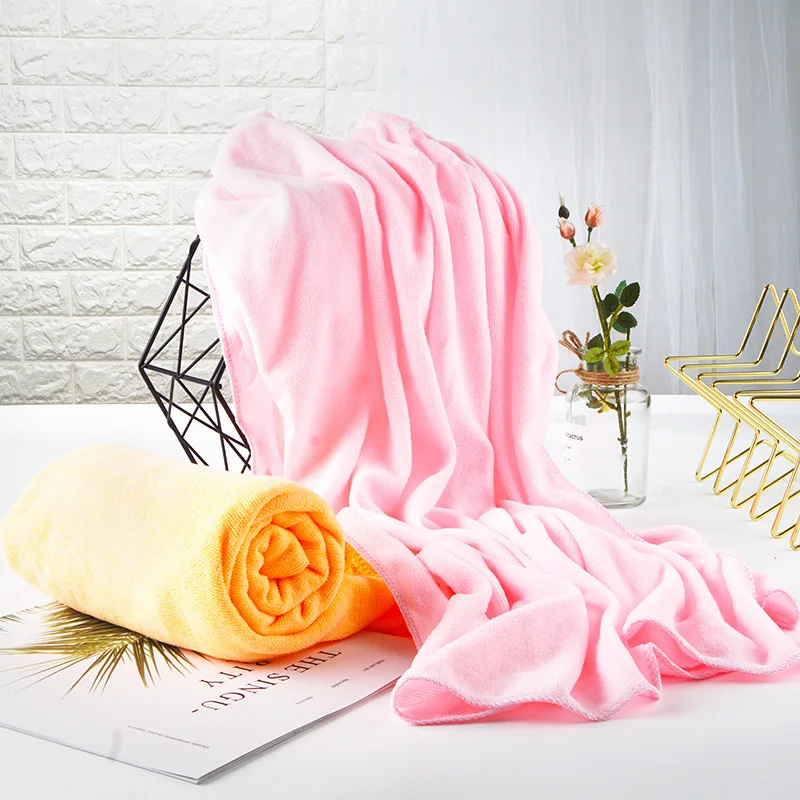 Microfiber Bath Towel 70*140CM Big Quick-Dry Breathable Sports Beach Swim Travel Camping Soft Towels