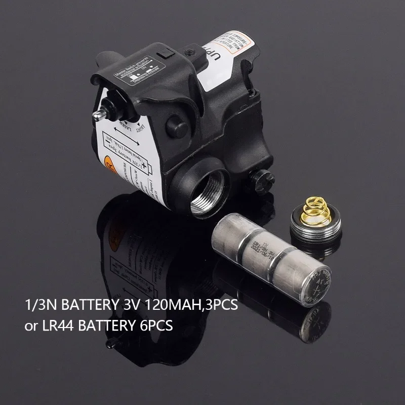 Description Picture 3 of itemMini LED Flashlight Green Red Lasers Sight For Compact Pistol Glock 17 19 Pistol Gun Light Weapon Scout Light 20mm Pictinny Rail