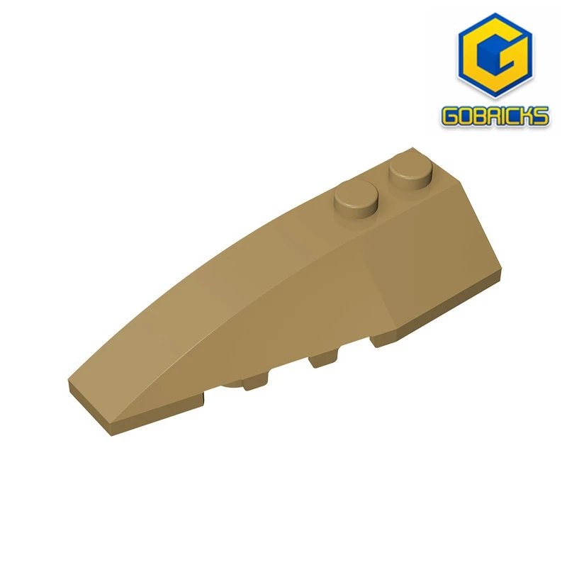 

Gobricks GDS-744 LEFT SHELL 2X6 W/BOW/ANGLE compatible with lego 41748 children's DIY Educational Building Blocks Technical