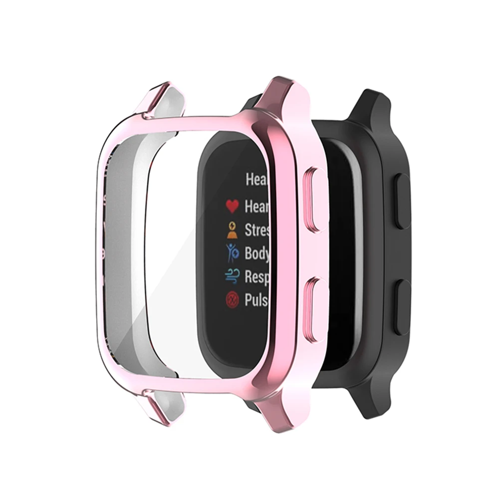 

TPU Electroplating All Inclusive Watch Protective Case Cover for Garmin venu sq2 SQ music Smart Watch Accessories