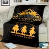 60 X 80inch Yellowstone Cowboy-themed Soft Comfort Blanket - Outdoor Lover, All Year Round, Hand or Machine Washed 4