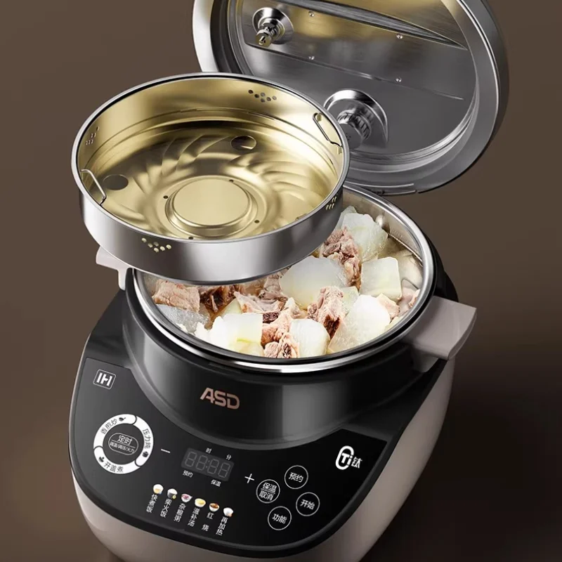 2026 5L Pure Titanium Electric Pressure Cooker – Smart Multifunction Cooker 5