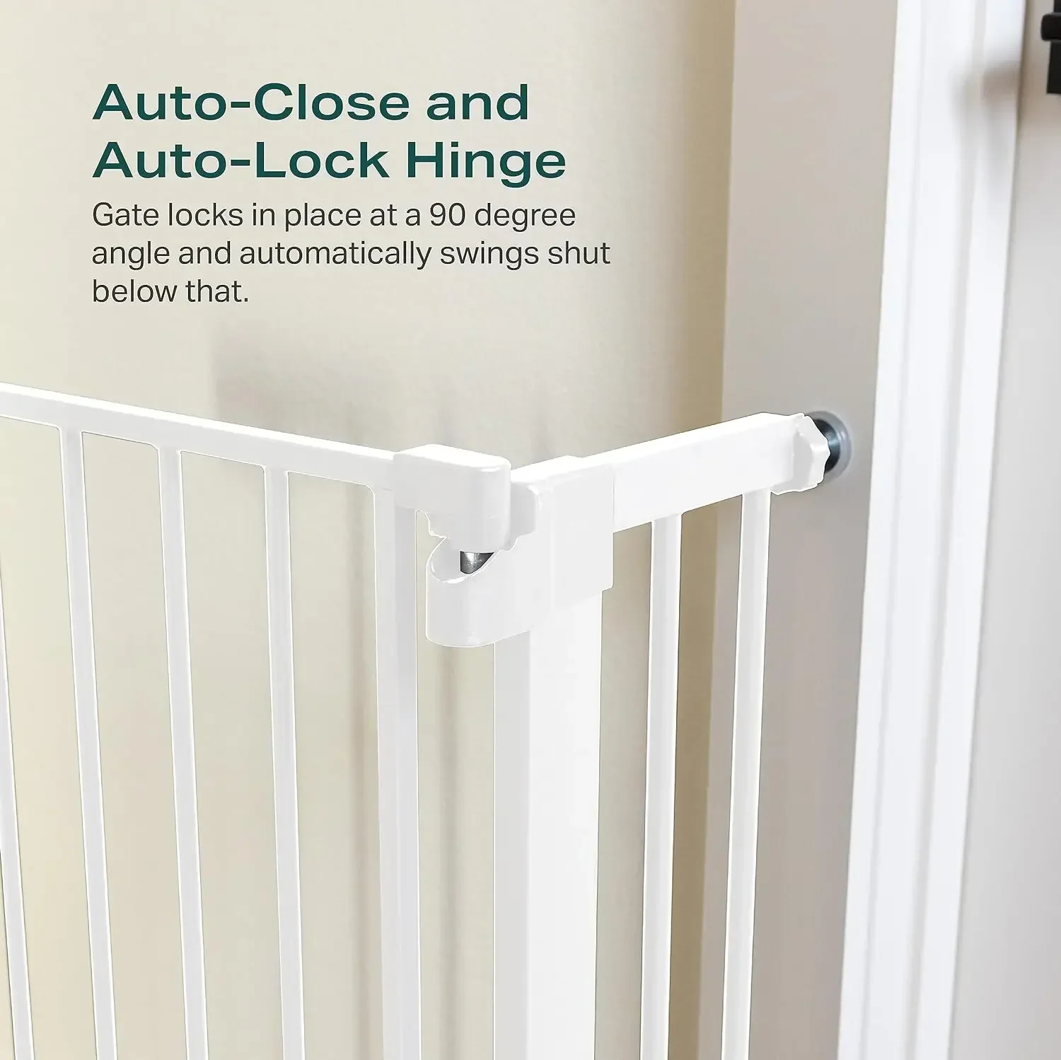 Durable Baby Safety Gate Security Stair Gate Fence for Kids Isolating Barrier Baby Safe Product White Black Wooden