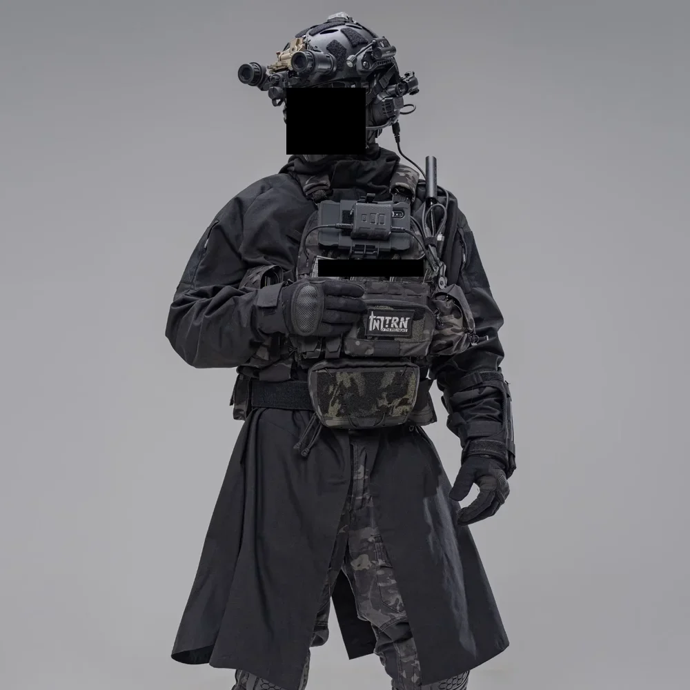 Manteau tactique à capuche homme - vue 9