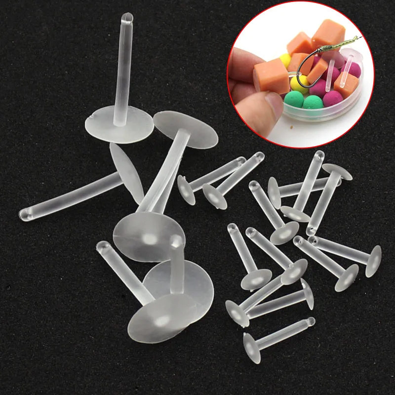 

20pcs Carp Fishing Accessories Meat Mate Hair Stops Pop Up Boilies Carp Bait Screw Boilie Insert Stopper For Carp Fish Tackle