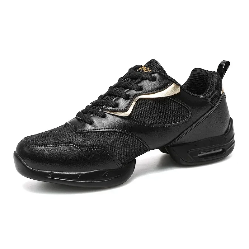 New Soft Men Shoes Sports Increased Anti-skid Square Dance Shoes Sneakers Net Jazz Shoes Fitness Team Performance Shoes 6