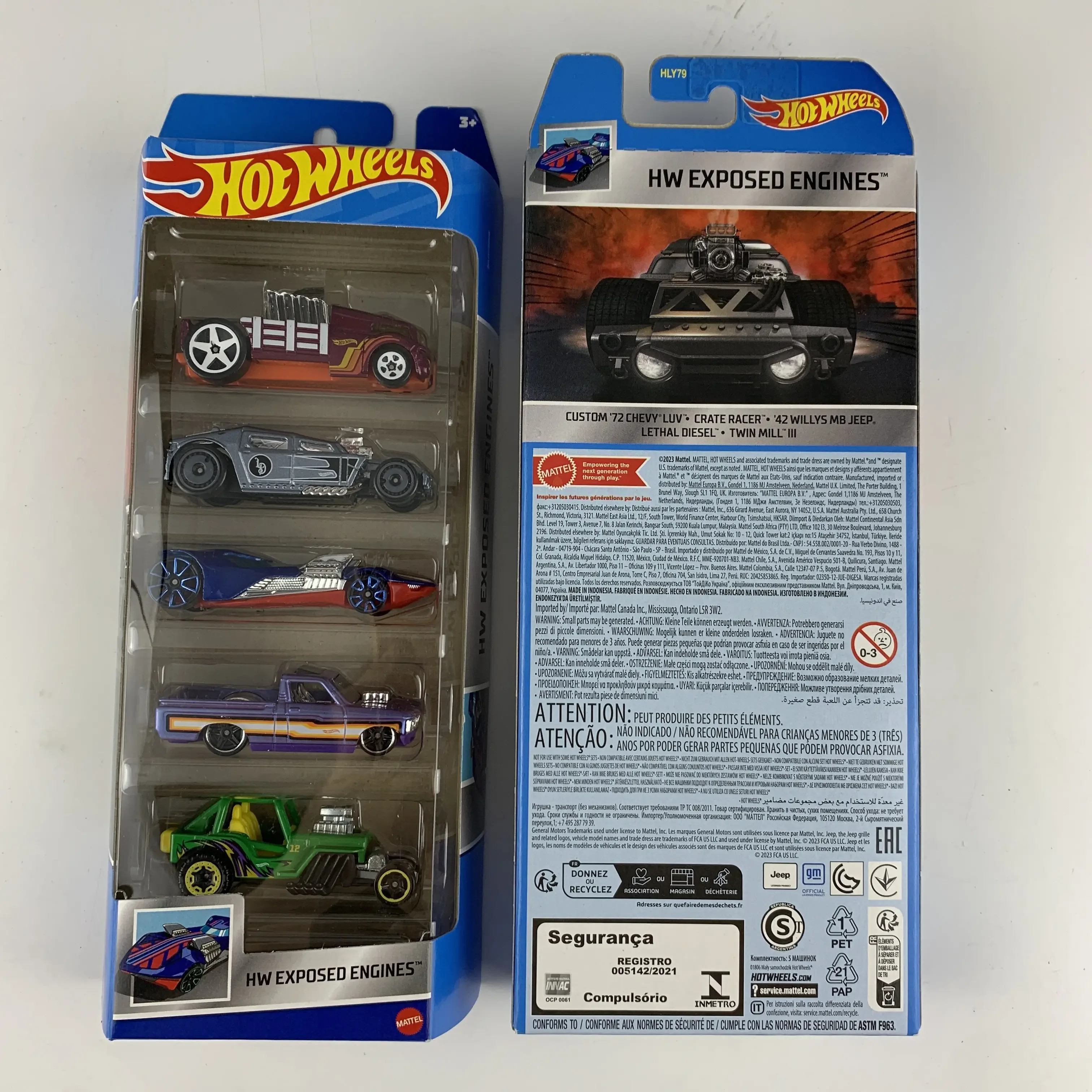 Hot Wheels Set 5 Pack HW hot Trucks Metro Rescue Zombies Race Team