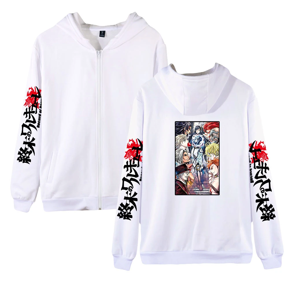 

Ragnarok Hoodie erkekler zip up kazak Hoodies Anime kayıt svetşört Streetwear Harajuku tişörtü Men top with plush hoodie jacket