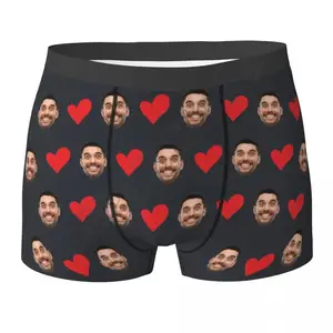 Custom Face Mens Boxer Briefs Personalized Underwear with Photo Customized  Boxers Gifts for Boyfriend Husband Father's