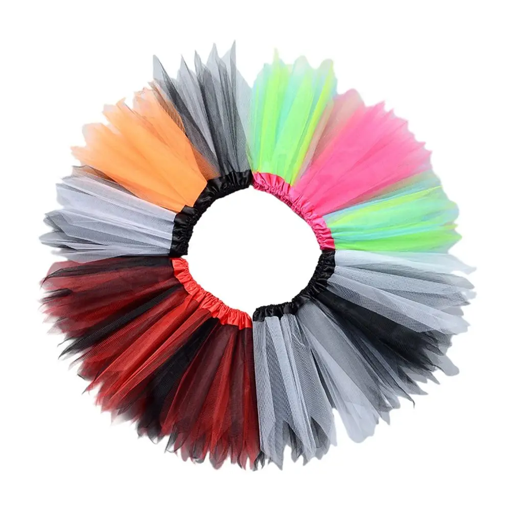 Mini Pettiskirt Tanz Regenbogen Tüll Kinder Prinzessin Rock Mädchen Tutu Rock Baby Mädchen Röcke Bunte Kinder Sommer Kleidung – Detail 5